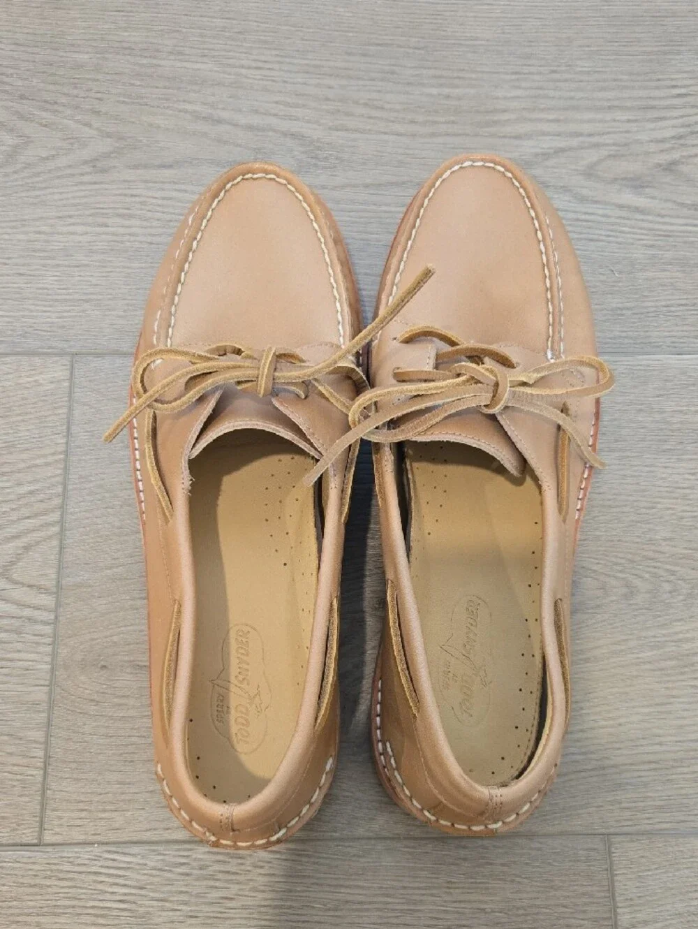 Sperry x Todd Snyder Vachetta Leather Lug Boat Shoe